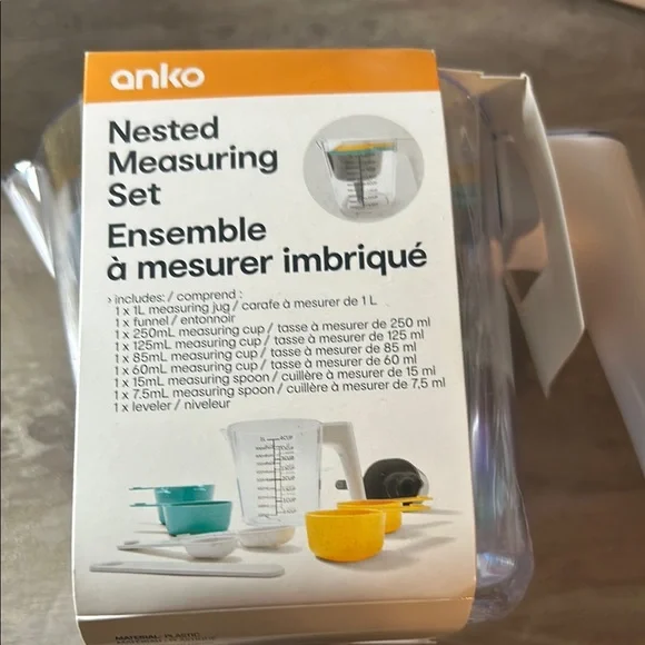 White Nested Measuring Set - Picture 3 of 3